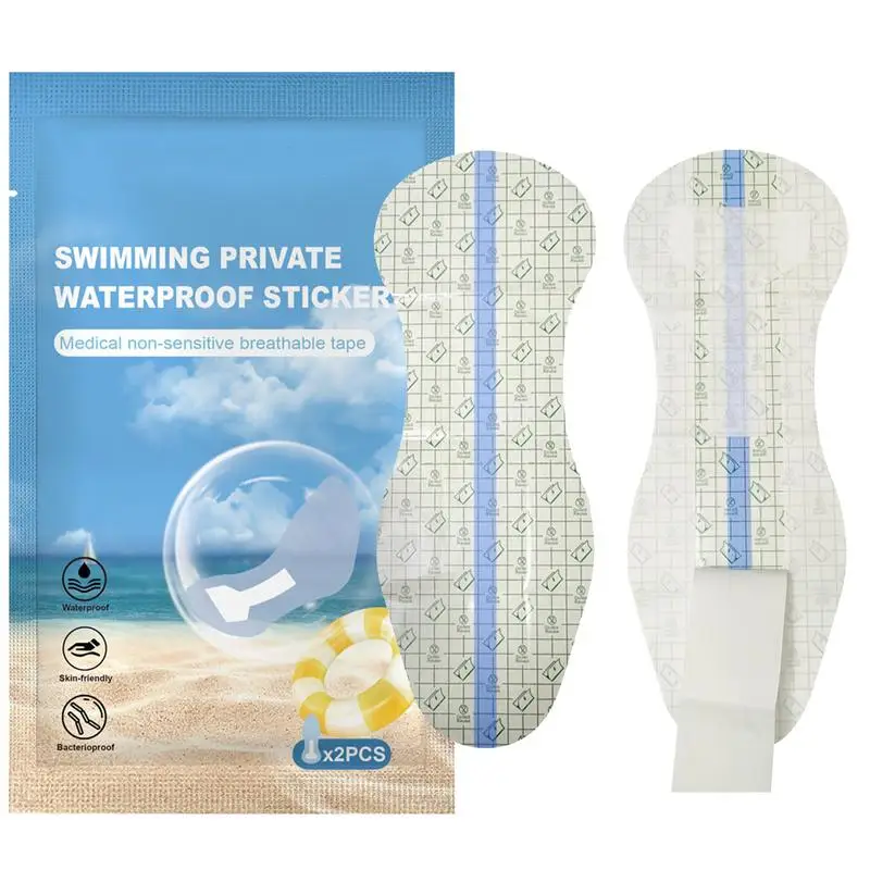 Protective Hygienic Liners Adhesive for Swimwear PU Clear Waterproof Panti Liner for Swimwear Private Swimming Sticker