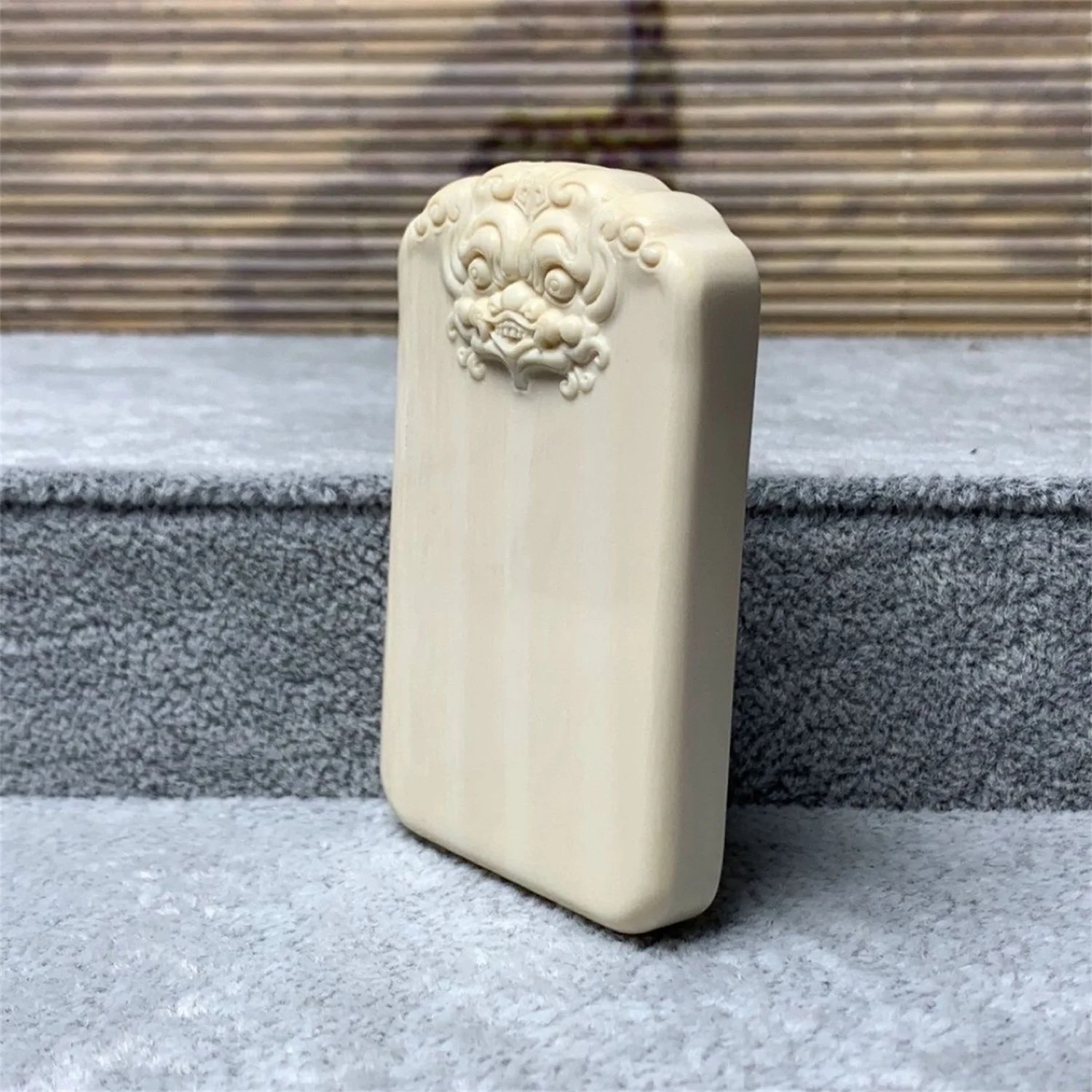 Hand Carved Tagua Nut Pixiu Pendant Natural Vegetable Ivory Feng Shui Wealth Charm Amulet Safety Necklace Jewelry Gift