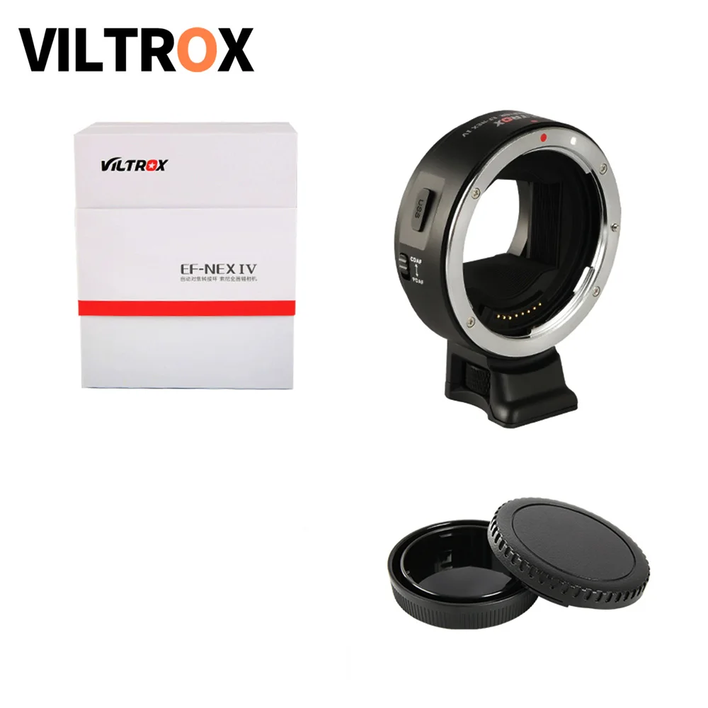 Viltrox EF-NEX IV Auto Focus Lens Adapter for Canon EOS EF EF-S Lens to E NEX Full Frame A9 AII7 A7RII A7SII A6500 A6300