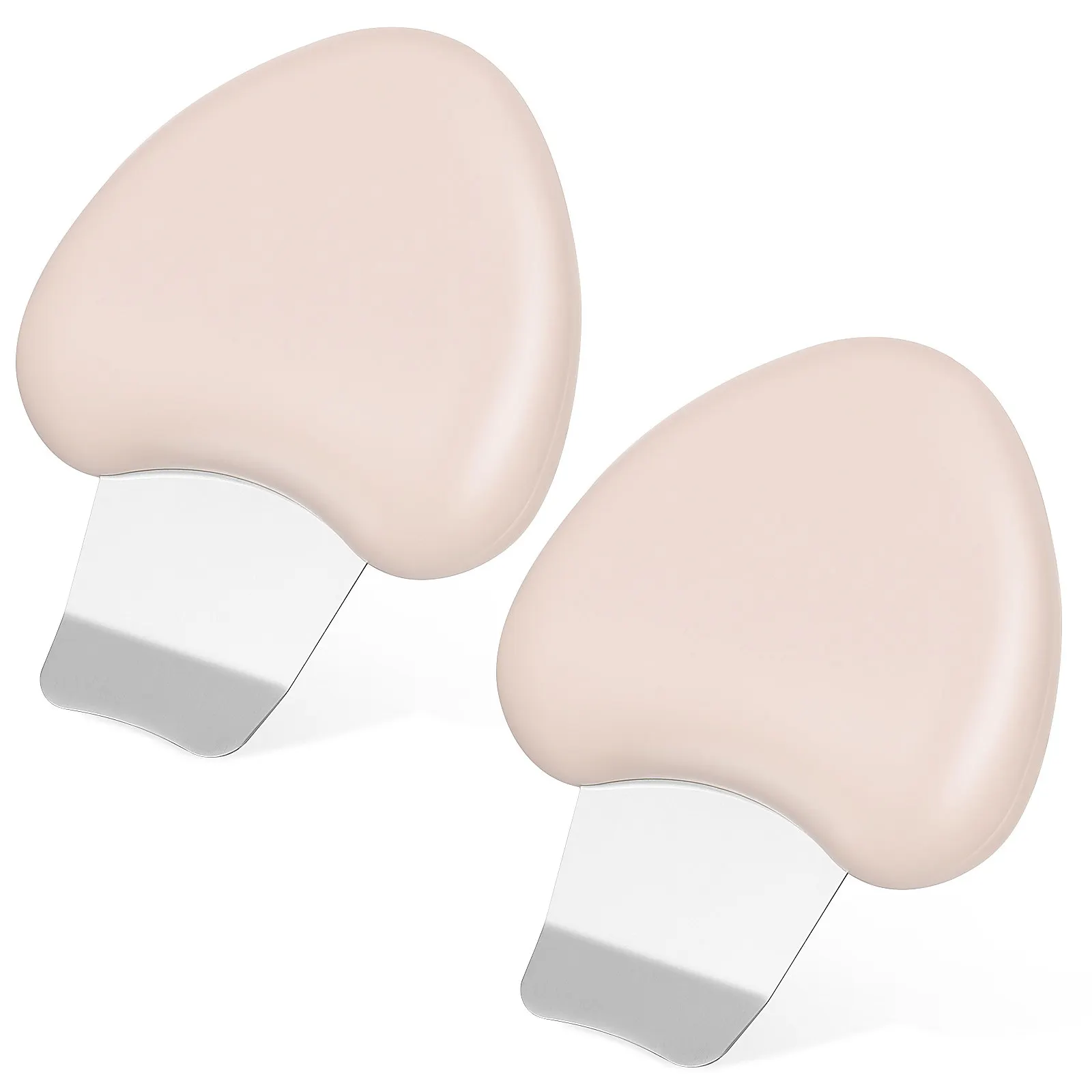2Pcs Facial Scrubber Spatula Skin Cleaner for Blackhead Extraction Nose Pore Cleansing Exfoliate Face Neck Skincare Tool