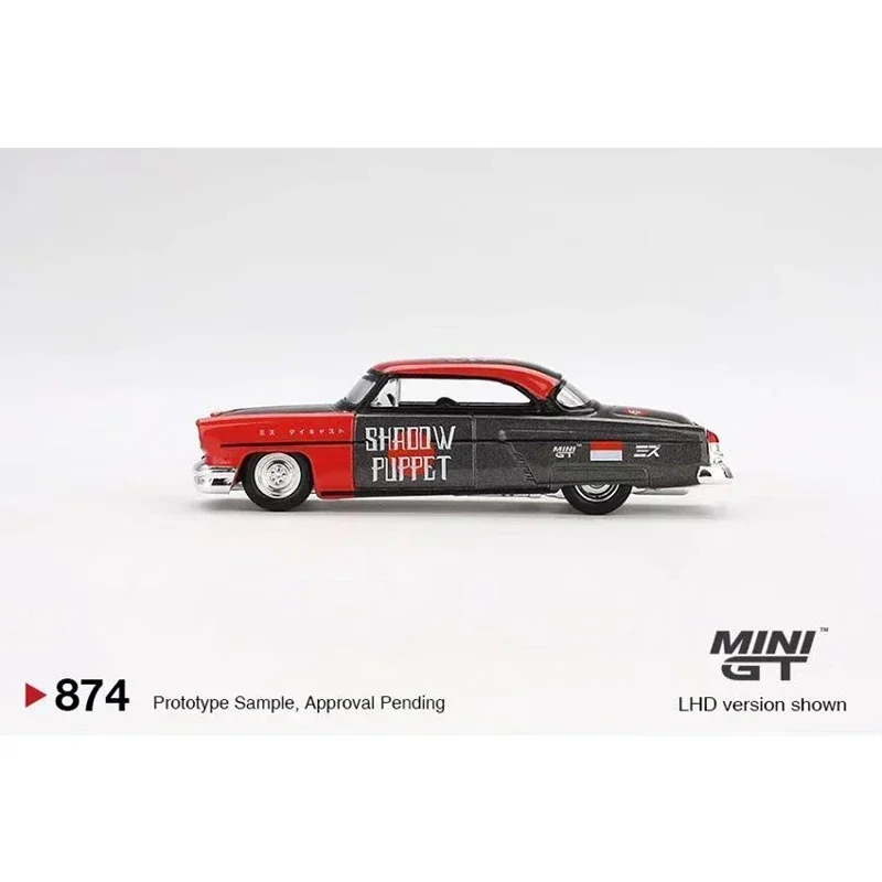 MINIGT 874 KHMG153 en stock 1:64 Silverado Sumatran Rinoceronte Capri Hot Rod Shadow Puppet Diecast modelo de coche Kaido House