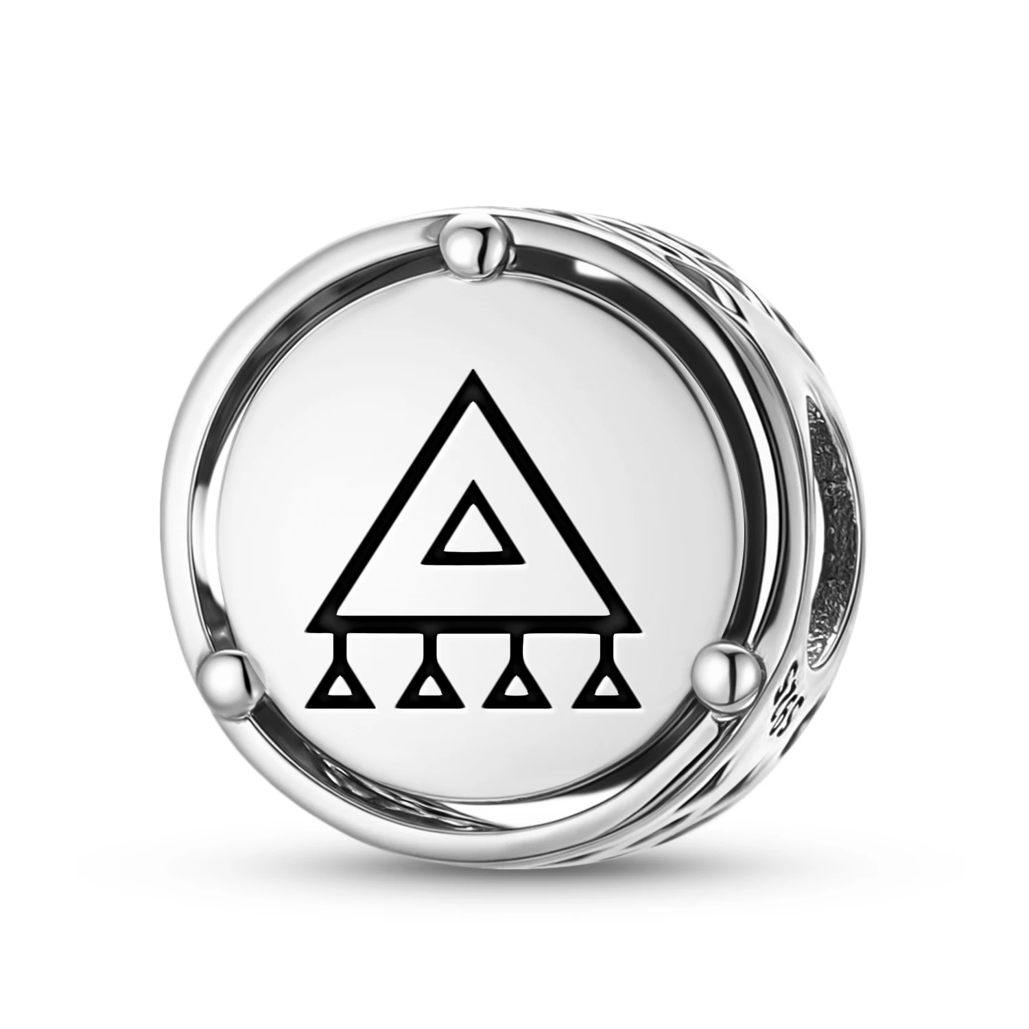 

Серебряный шарм 925 пробы «Турецкий Назарлик» (Назар) для оригинального браслета, аксессуар для самостоятельного изготовления украшений, семейный бусинный шарм