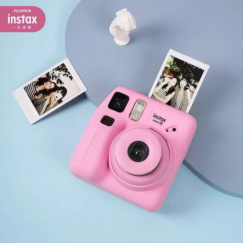 

Original Fujifilm Instax Mini SE Instant Film Camera Auto-focusing Wrist Strap Birthday Christmas Optional Photo Paper Gift Box