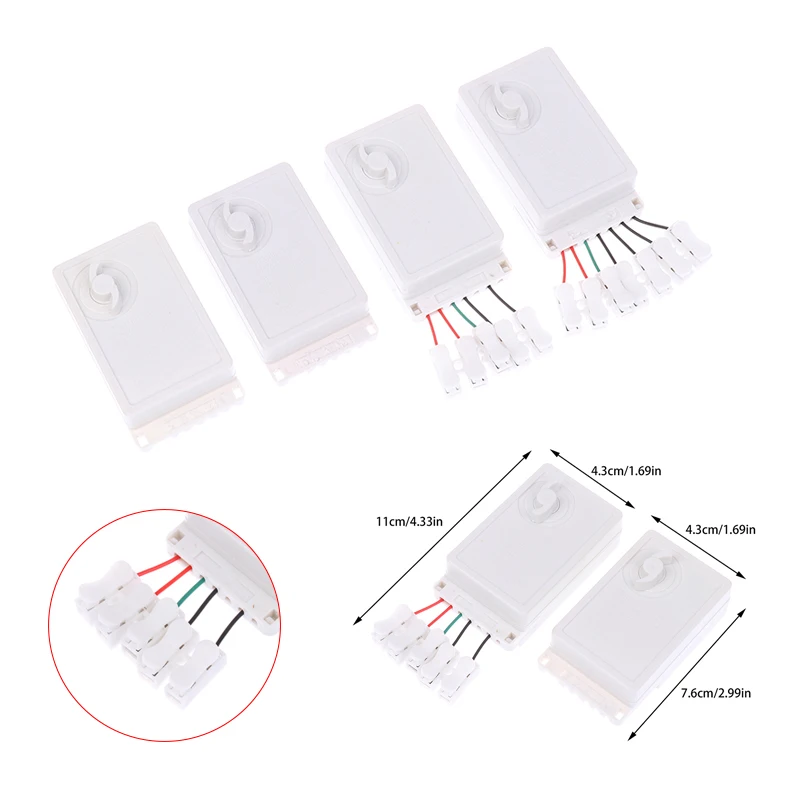 

1Pcs LED String Dimmer EK-04 2/4-Way 8 Function Knob/Solder-Free Type Push Button Type Light Adjustment Controller