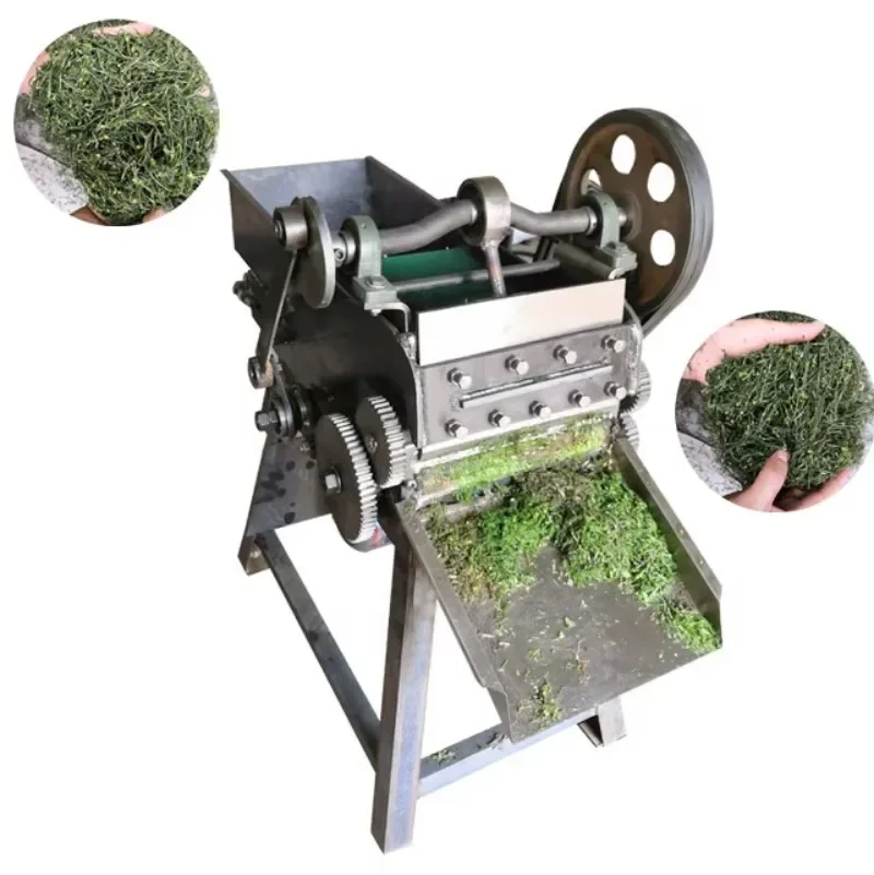 Design different capacity dry leaves vacuum and shredder electric vegetable cutter machine Lotus Leaves Shredder