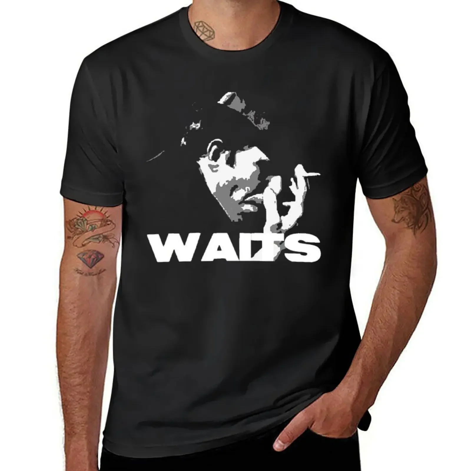 Tom-Waits T-Shirt summer tops baggy shirts plain shirts men graphic