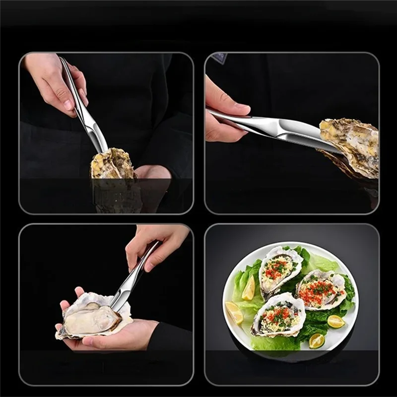 

A91P Thickening Stainless Steel Oyster Knife Household Kitchen Gadgets Pry Shell Tools