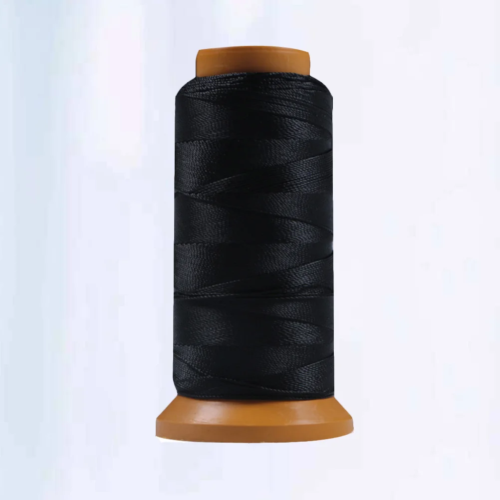300M Thicken Archery Bow String Serving Thread 07mm Thickness Polyester Bowstring Protector (Black)