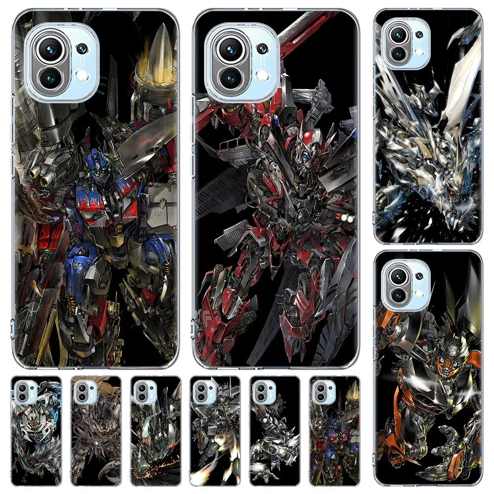 Optimus Prime Cybertron Sentinel Prime Case for Xiaomi Mi 12 9T 6X A2 11T 13 12X 12T 8 10T Pro A3 CC9E 10 11 9 Lite TPU Cover