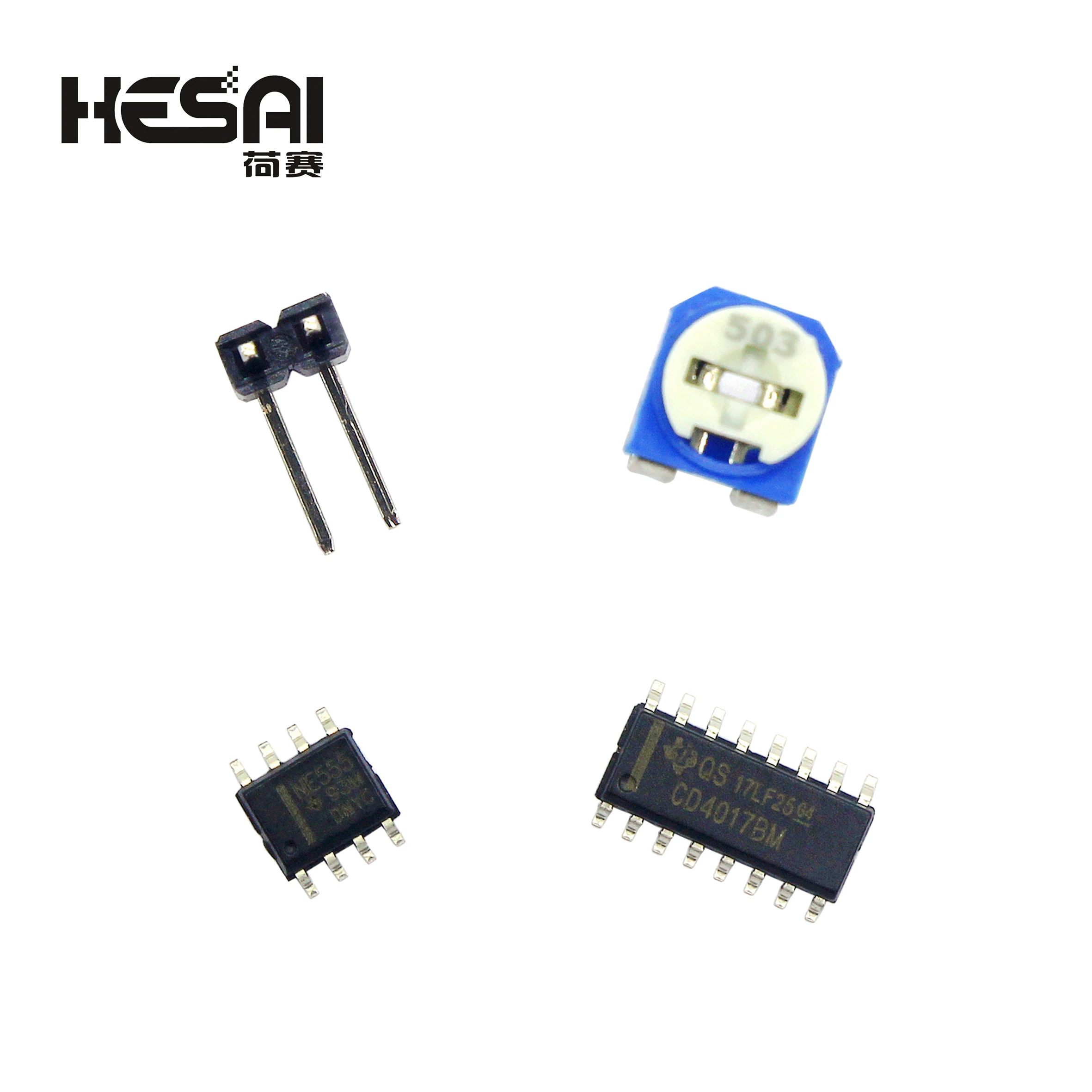 Módulo de luz LED NE555 + CD4017, Kit de bricolaje, laboratorio de educación escolar