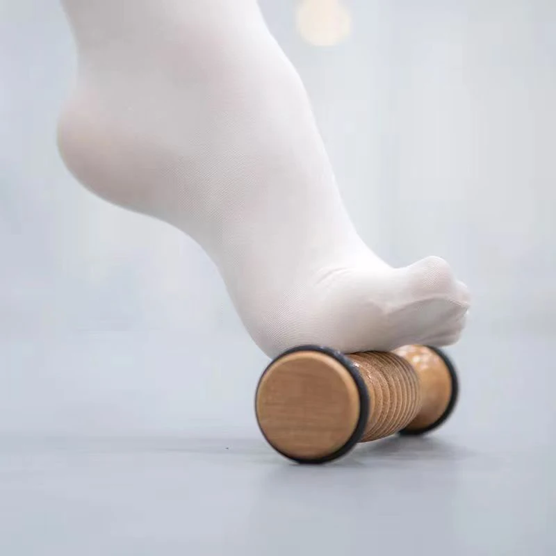 Wooden Foot Roller Wood Care Massage Reflexology Muscle Relax Relief Massager Spa Gift Anti Cellulite Foot Massager Care Tools