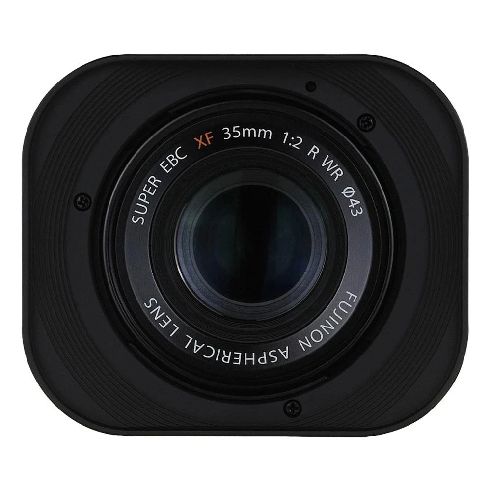 Haoge LH-X35 Square Metal Lens Hood Shade For Fuji Fujifilm XF 35mm F2 R WR And XF 23mm F2 R WR And XC 35mm F2 Camera Lens