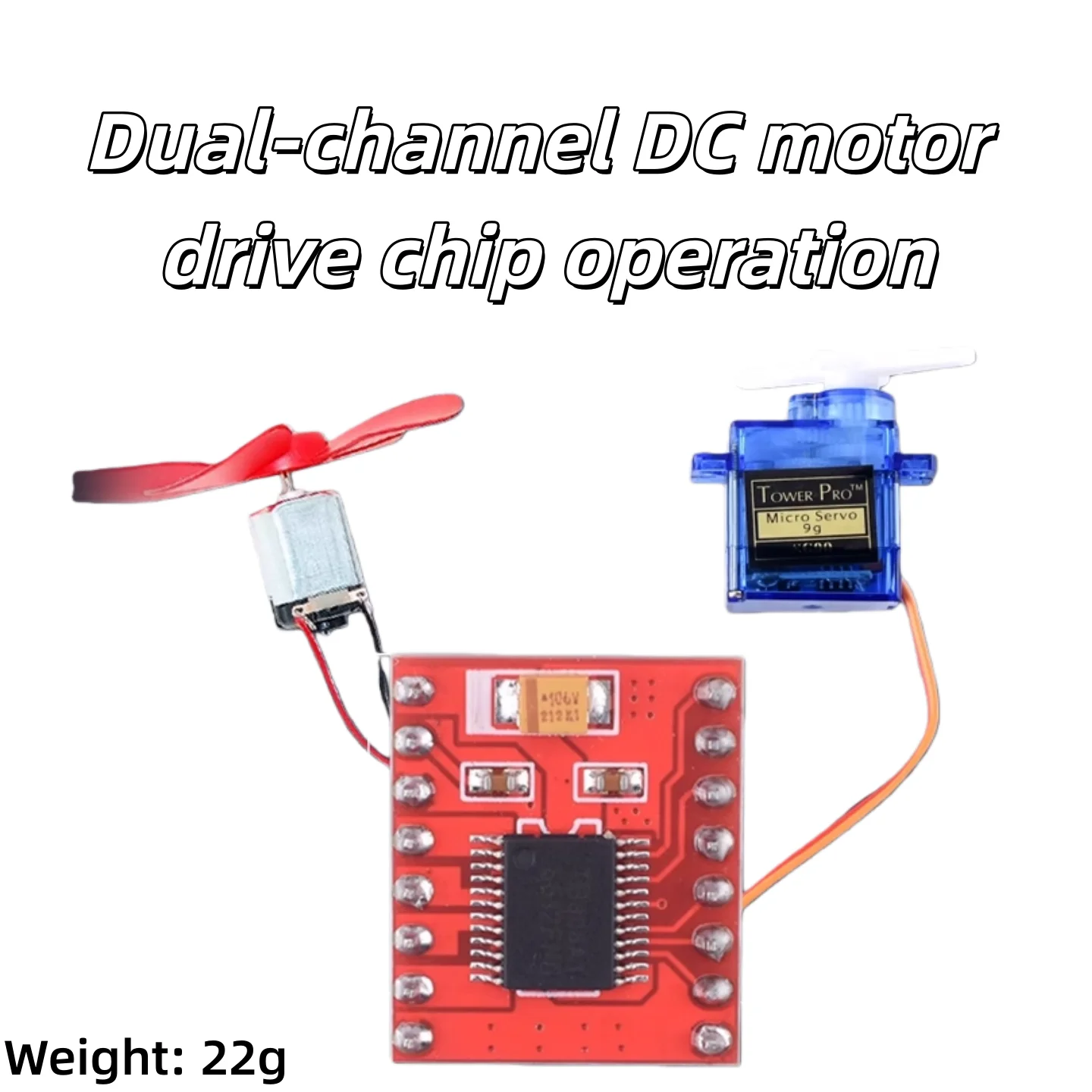 10-2PCS,TB6612 DRV8833 DRV8837 Dual Motor Driver 1A TB6612FNG for Arduino Microcontroller Better than L298N image 2