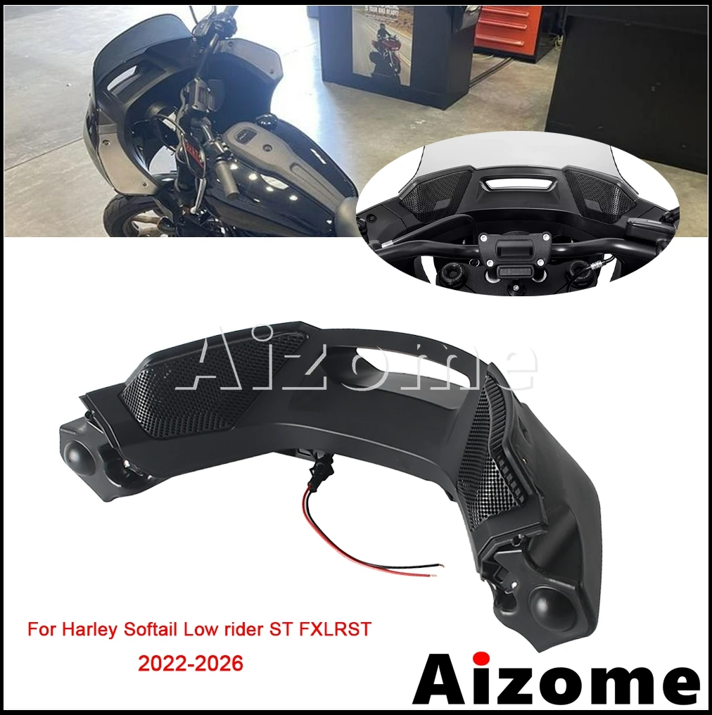 

Для Harley Softail Low Rider ST FXLRST 2022-2025 2026: Корпуса внутренних динамиков для мотоциклов Lowrider ST, защитные кожухи для динамиков