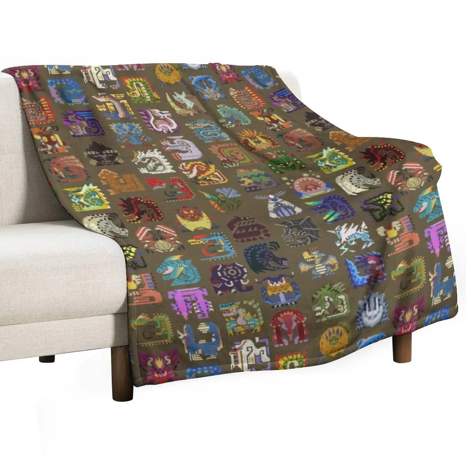 

Large Monsters! Throw Blanket Furrys Baby Beautifuls Blankets