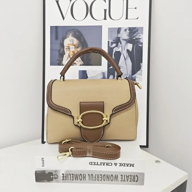

2025 Women's New Vintage Minimalist Tote Bag - Versatile Shoulder/Crossbody Casual Trendy Handbag for Ladies