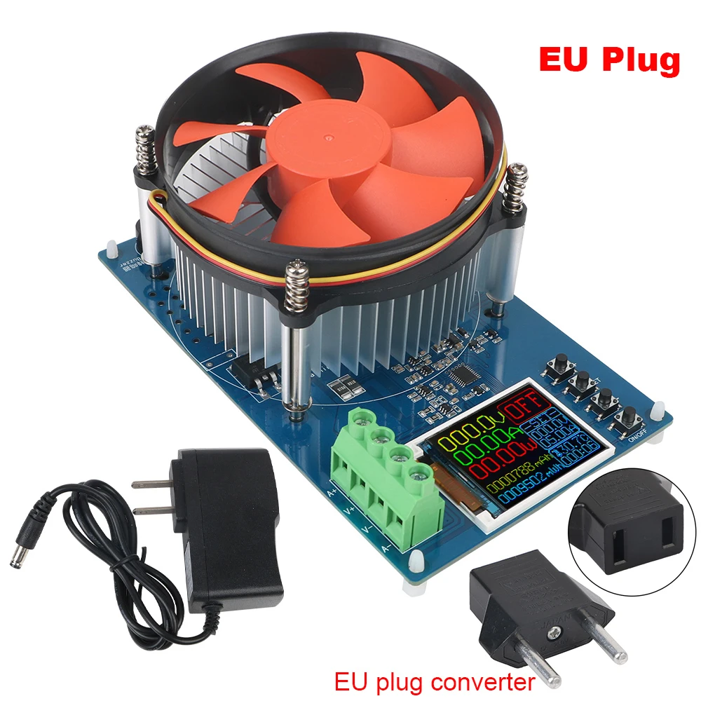 EU UNS Stecker 150W 10A DC Elektronische Last 4-draht Lithium-Batterie Tester Einstellbare Test Modul Batterie werkzeuge Monitor Entlader