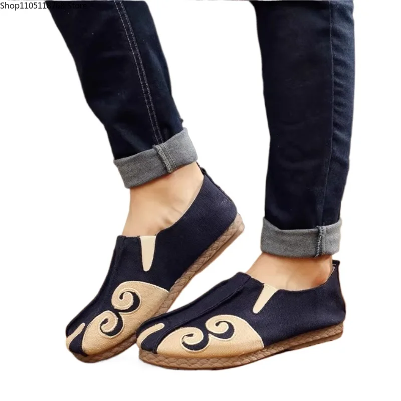 

Традиционная китайская хлопковая обувь для кунг-фу, тренировочная тканевая обувь для боевых искусств тай-чи, дышащая обувь