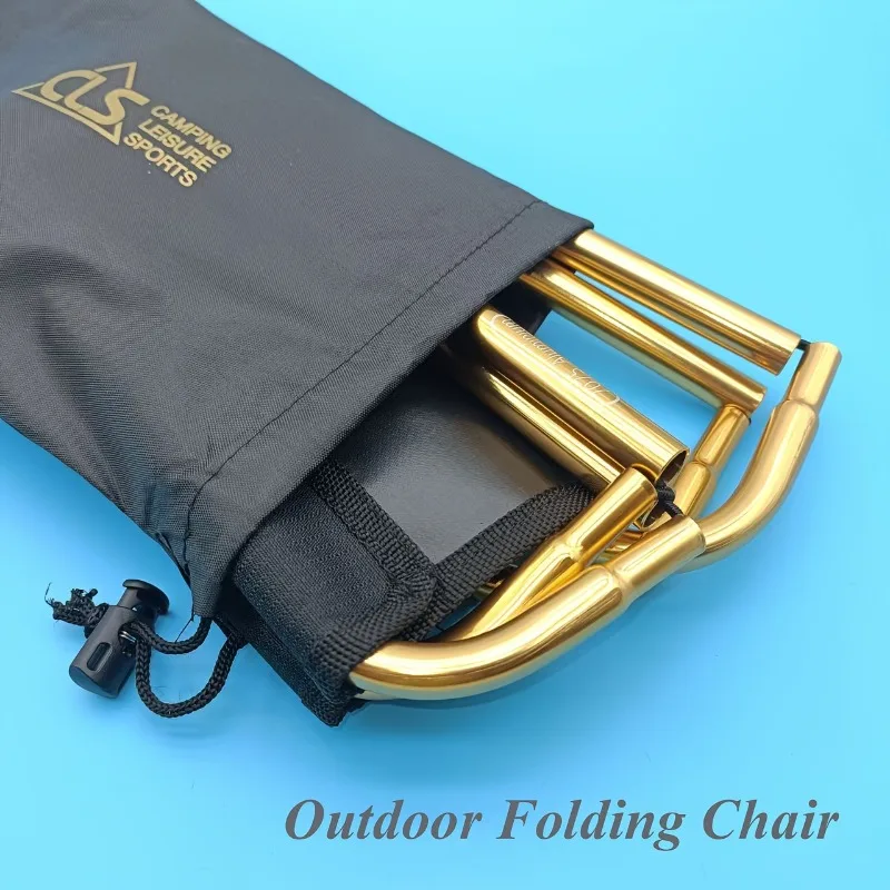 

Портативный складной стул для кемпинга с рамой из алюминиевого сплава, прочное нетканое сиденье для активного отдыха, путешествий, пеших прогулок, пикников