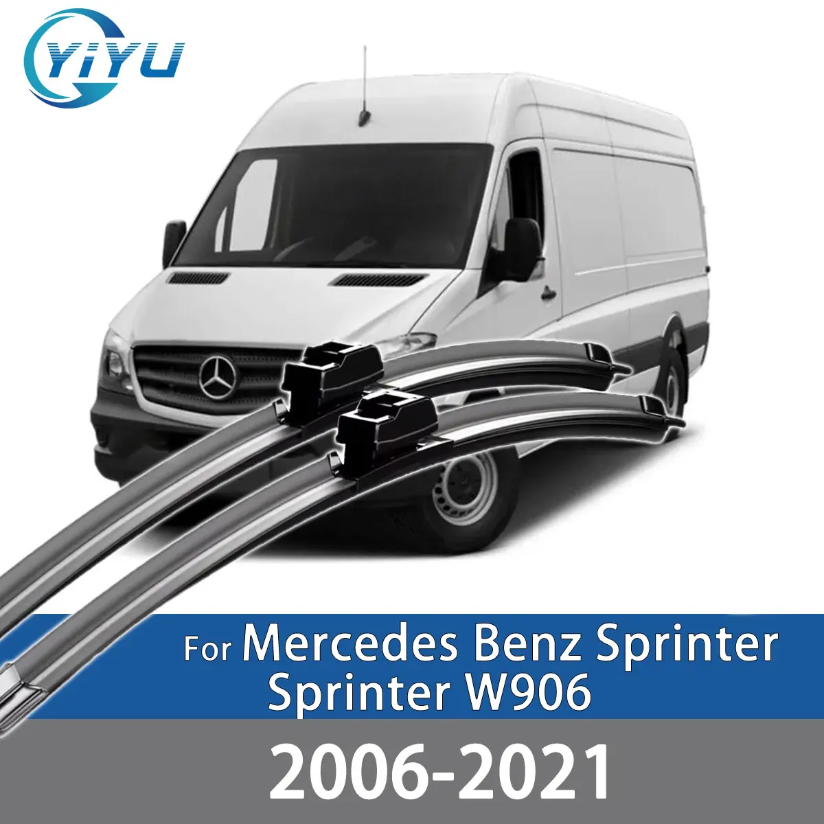 2 Stück Auto-Frontscheibenwischer für Mercedes Benz Sprinter W906 2006–2021, Windschutzscheiben-Zubehör