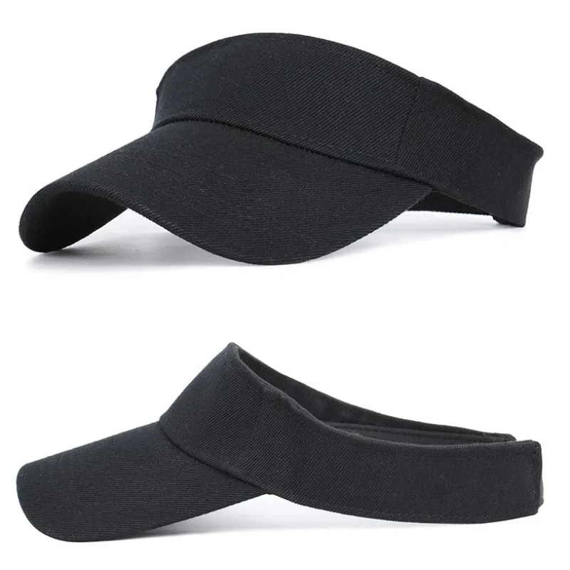Summer Visors Denim Women Outdoor Sports Sun Baseball Cap Hat Golf Hiking Tennis Running Man Sunscreen Caps Autumn Red Wholesale image 3