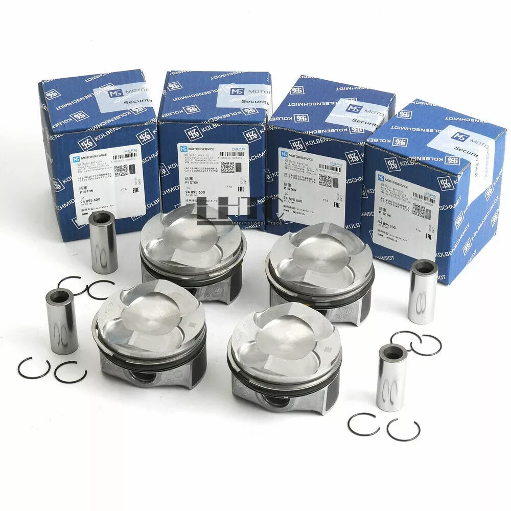 مكبس مع حلقات مجموعة 11:1 لسيارات BMW 320i F10 F11 F22 F30 F31 F32 F33 N20 N26 2.0 OE # 11 25 8 606 461/ 11 25 7 594 453