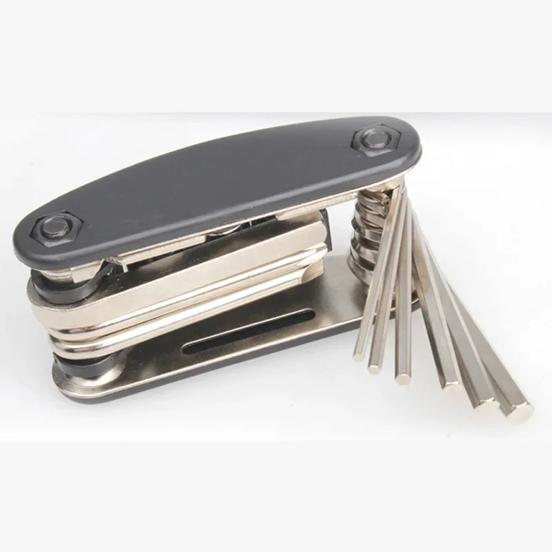 1Pc Multifunctional Bike Tool 16 In 1 Pocket Mini Bicycle Repair Tool Portable Bike Bicycle Screwdriver Repair Cycling Tool image 3