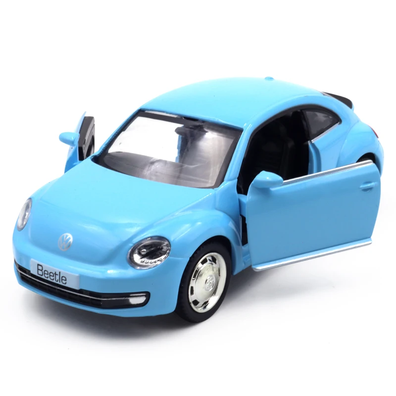 1:36 VOLKSWAGEN Beetle Diecast Alloy Metal Licensed Collection Collectible Car Model New Pull Back Toys Vehicle F311