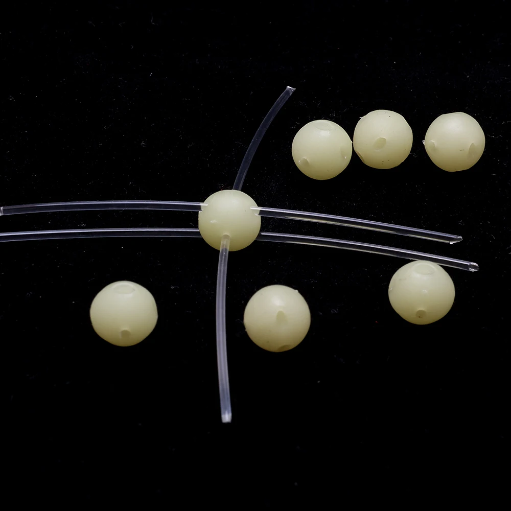Cuentas luminosas en forma de cruz – Espaciadoras nocturnas para líneas de pesca - imagen 2