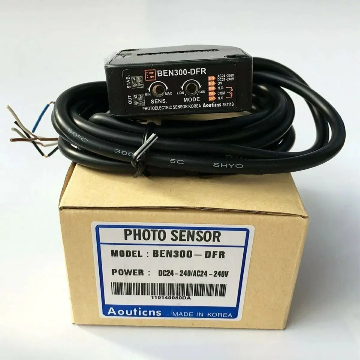 BEN300-DFR Universal AC/DC Photoelectric Sensors