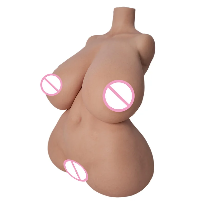 MIVM Large Bust Silicone Half Body Doll 14.9KG Sexy Real Female Body Model Skin Texture Torso Sex Doll Adult Sex Toy For Men