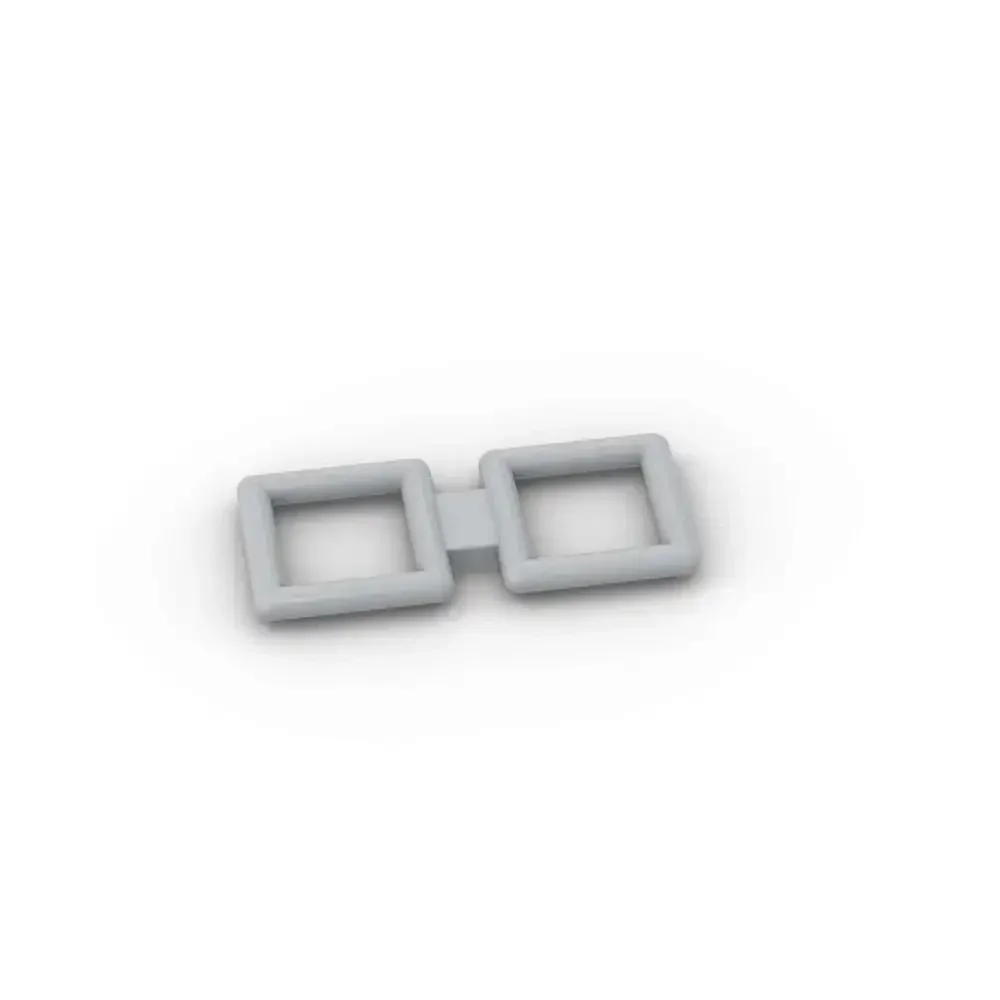MOC 10 個交換可能な 35366 ヘッドズメガネキャラクターブリックバー 2 つの正方形ブロック魅力的なおもちゃ大人子供特別な日のギフト