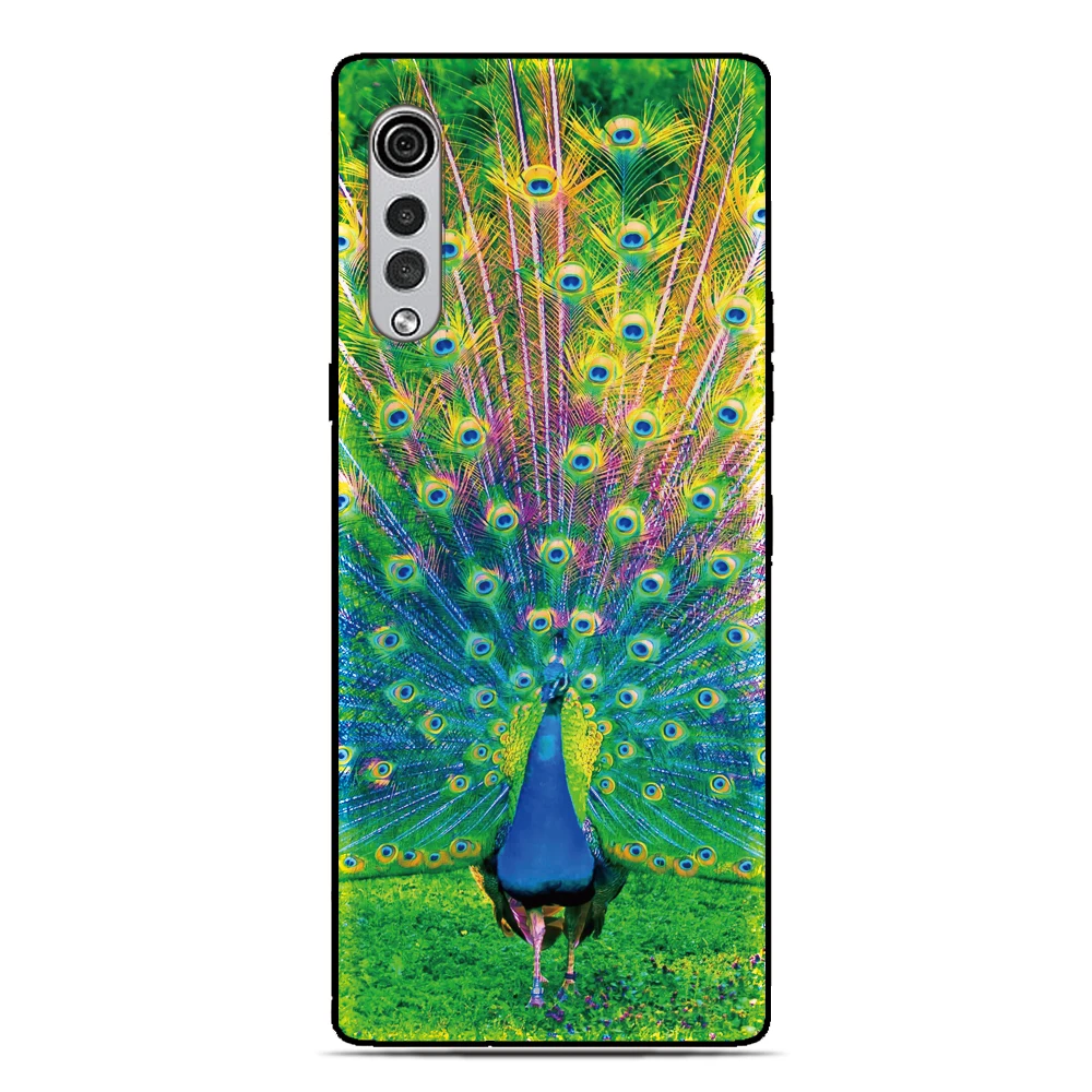Casing Ponsel Warna Merak untuk ZTE Blade A76 A75 A73 A72 4G A71 A54 A34 A53 V40 Pro A31 A52 A51 Lite A32 L8 L9 V40S Sampul Belakang