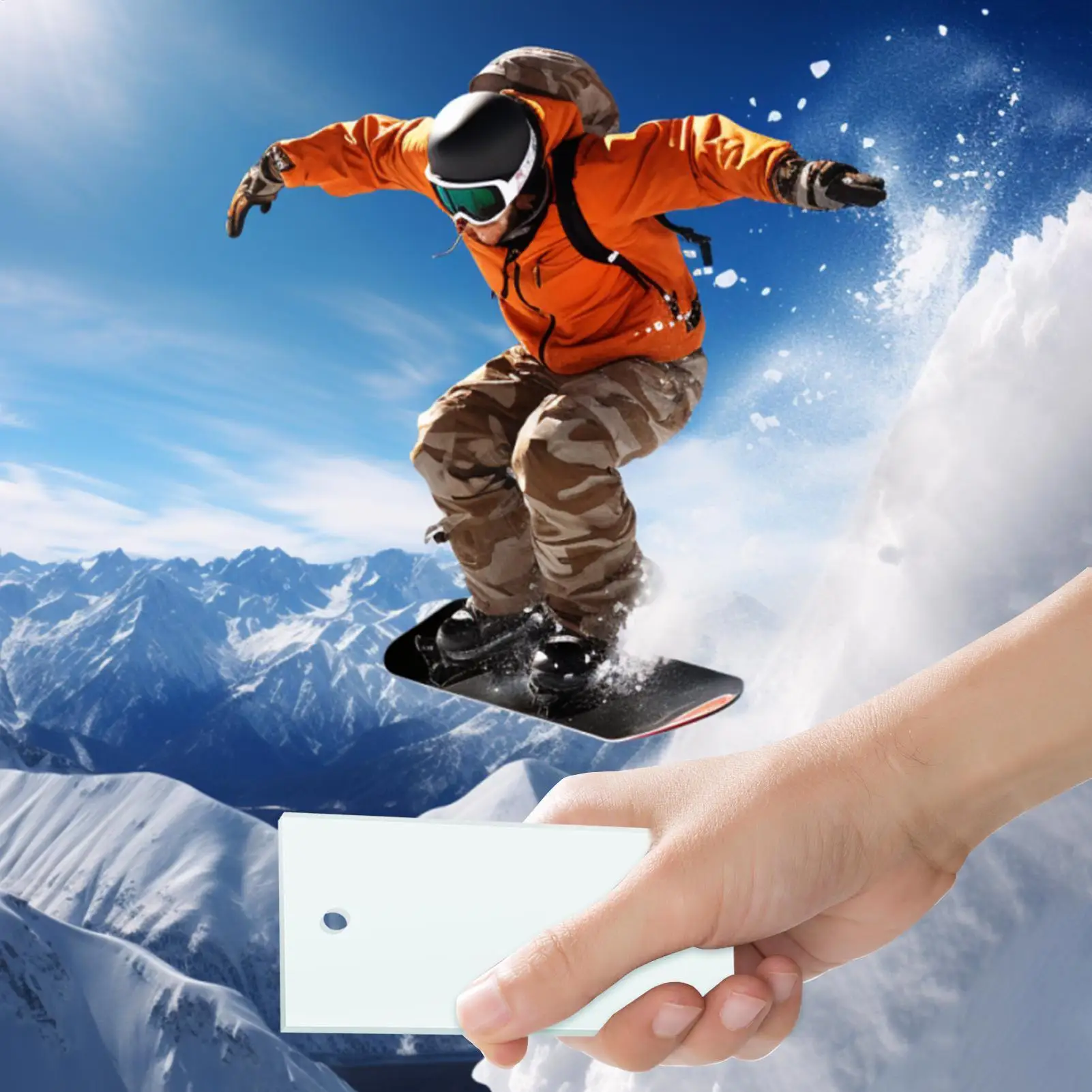 مكشطة شمع احترافية للتزلج على الجليد أداة صيانة حافة فولاذية عالية الصلابة للانزلاق السلس وملحقات التزلج سهلة الإصلاح #2