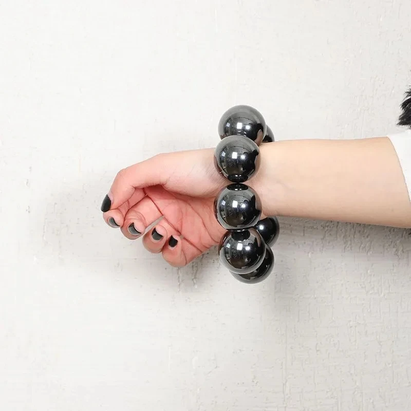 2pcs/set 33cm Large Big Metal Magnetic Magnet Designer  Decompression Anti-Stress Fidget Beads Balls Set Materials