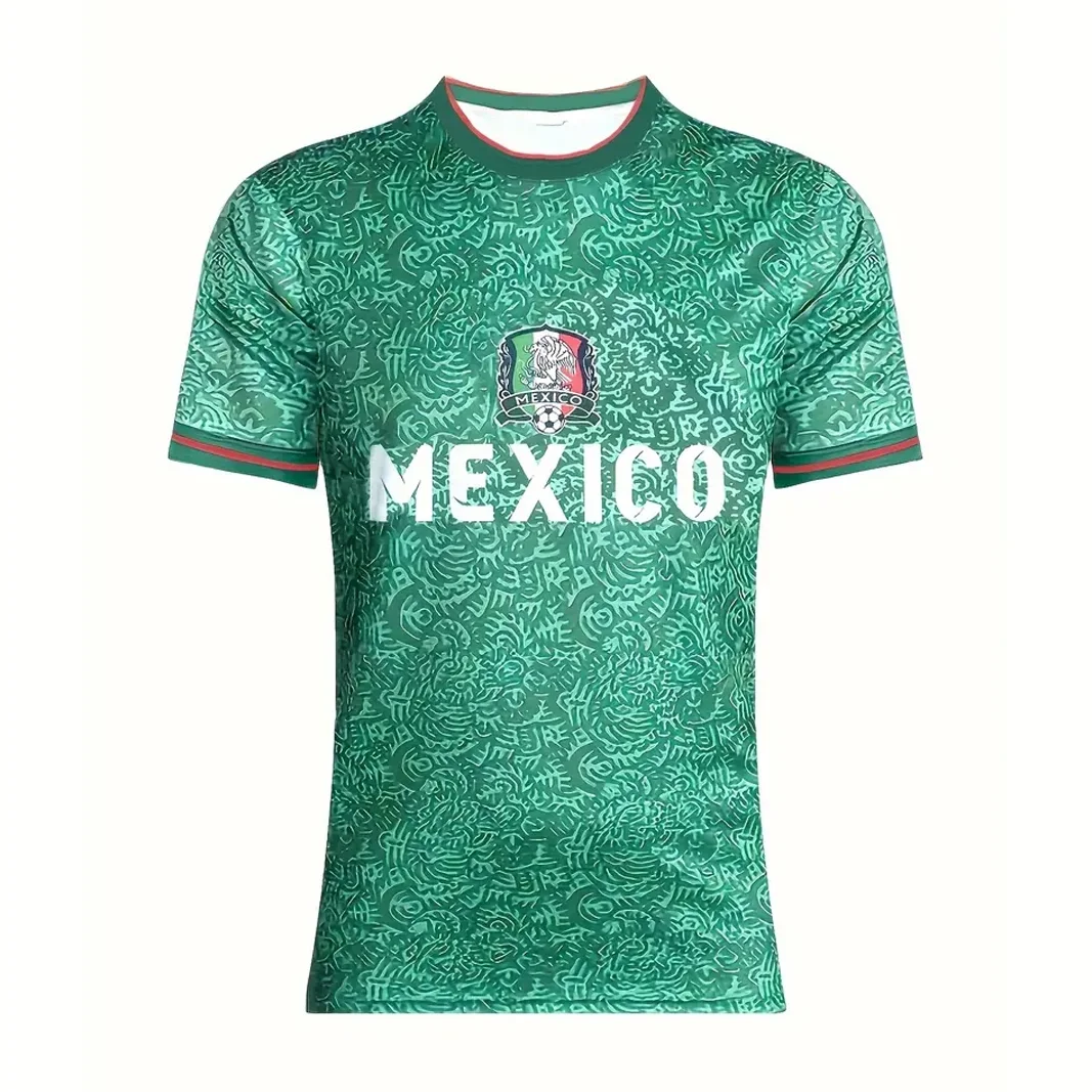 

Man Mexican Flag Print 3d Men's T-Shirt Summer Short Sleeve Tee Fashion Street Crew Neck PulloverFor Male Oversized Clothing