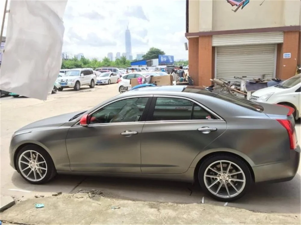 Mehrere Farben Ice Metallic Matte Chrome Vinyl Car Wrap Film mit Air Release Satin Auto Aufkleber Folie – Detail 6