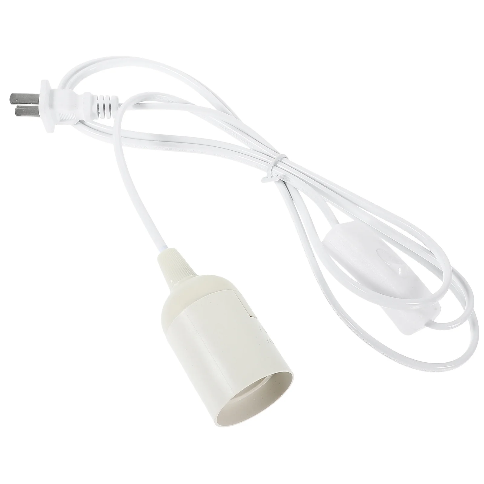 معلقة مصباح الحبل 1.8 متر قلادة مقبس الإضاءة الولايات المتحدة التوصيل DIY مصابيح لينة سلك مغمد خصائص مستقرة عالية الأداء