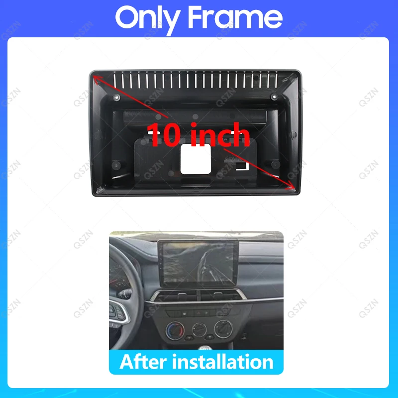 10Inch Car Radio Fascia Frame Dash Mount Bezel For 2023 GREAT WALL WINGLE 7 Multimedia Audio Trim Kits Stereo Panel
