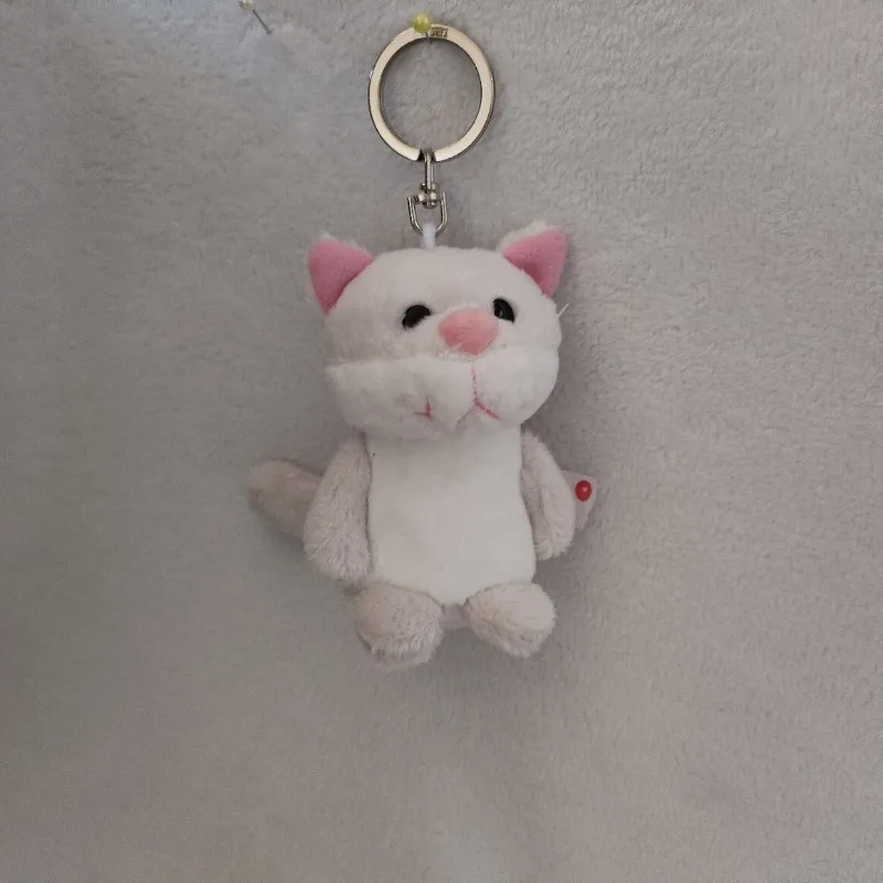 Cute Plush Toy Keychain Pendant Dark Gray Cat Children Toy Student Doll Phone Case Packaging Decoration Kawaii Girl Accessories