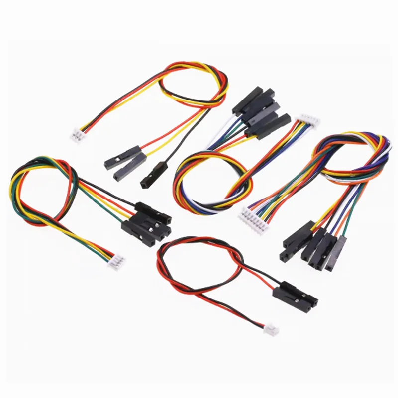 5pcs/lot JST 1.25mm to DuPont 2. 54mm-1P Cable Connection/Terminal Wire Long 10/20/30cm DuPont Wire 2p 3p 4p 5p-12p
