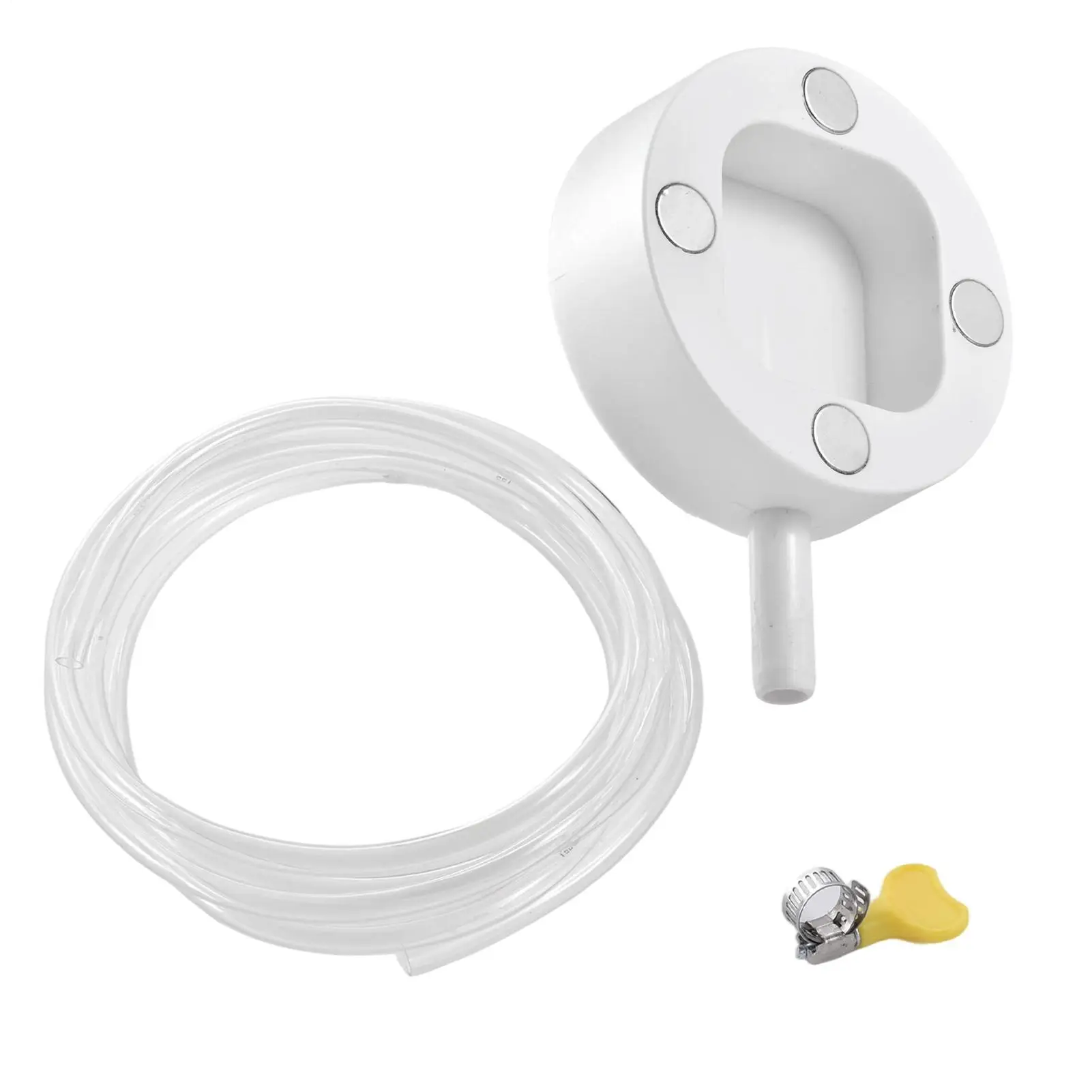 Portable AC Drain Hose Clear Pipe Replacement with Clamp Magnetic Window AC Drain Kit for Mini Split Units Condensate Cooling