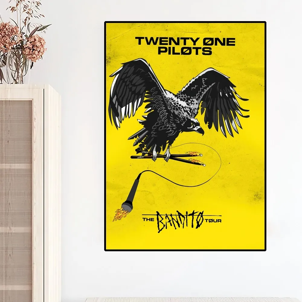 Band T-Twenty O-One P-Pilots Poster Prints Wall Sticker Painting Bedroom Living Room Decoration Office Home Self Adhesive