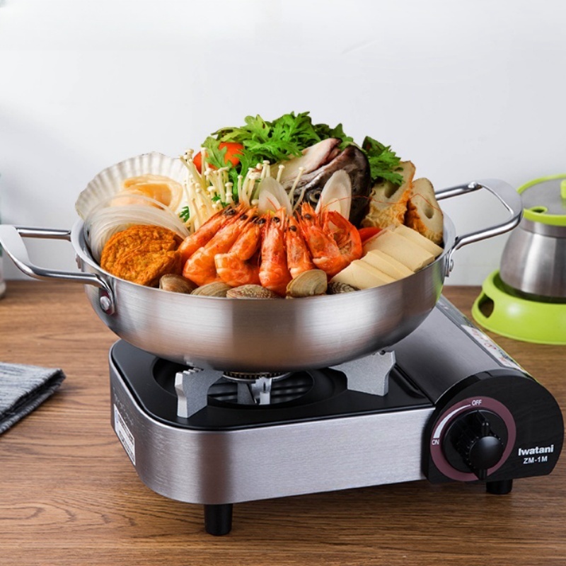  Flat-bottomed dry pan, suitable for home cooking of seafood paella, seafood paella pan, and picnic snack plate