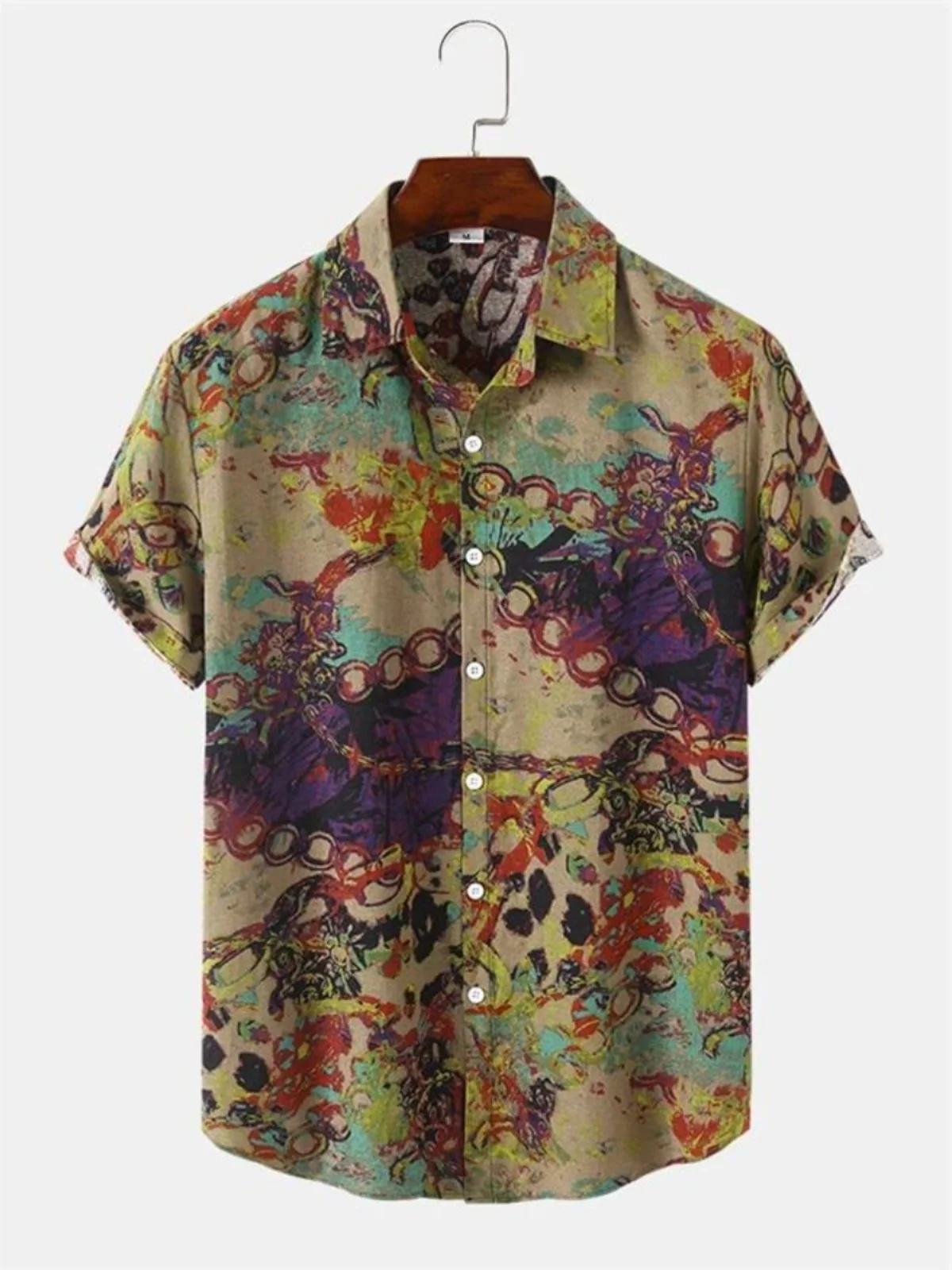 

Мужская свободная посадка с камуфляжным принтом ort Sve irt, дышащая, влажная, осенняя одежда, повседневная одежда с цветочным узором