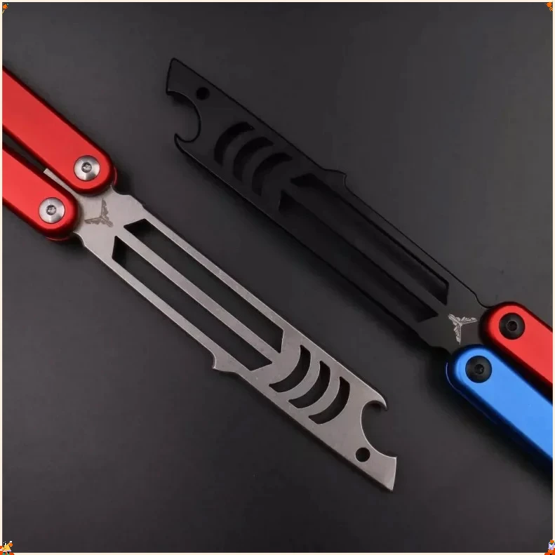 

XDYY Mako v3 Bottle Opener Balisong Trainer EDC Alumimum Handle with Bushing Structure Training Tools