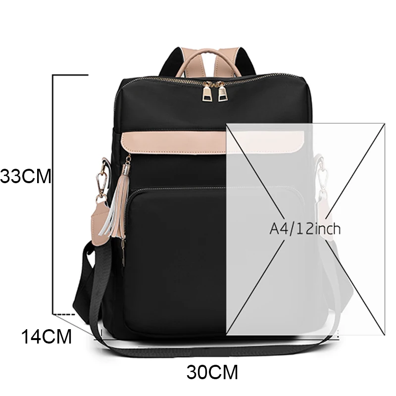 Anti-theft Multiple Pockets Fashion Backpacks High Quality Large Capacity Womens Back Pack Shoulder Bags For Teenagers Girls Dos