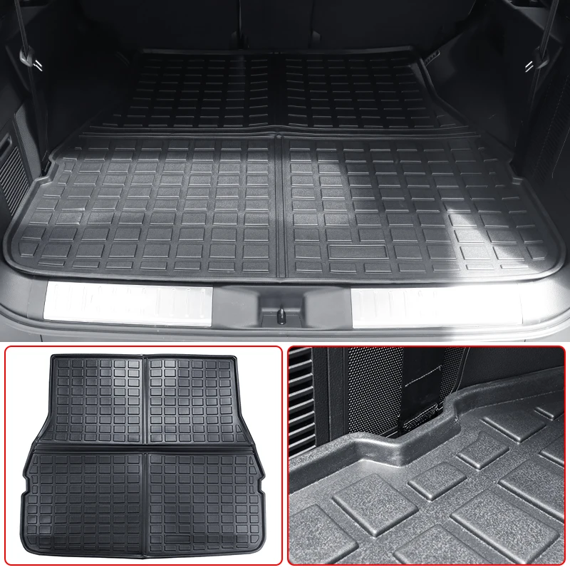 For 2022 2023 Lexus 600 Lx600 7 Seats Car Trunk Tail box mat LX 600 Interior Decoration Upgrade Accessories Waterproof Carpet