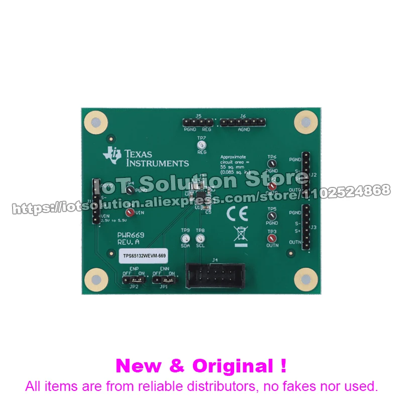 TPS65132WEVM-669 TPS65132W Single Inductor Dual Output Power Supply Evaluation Module