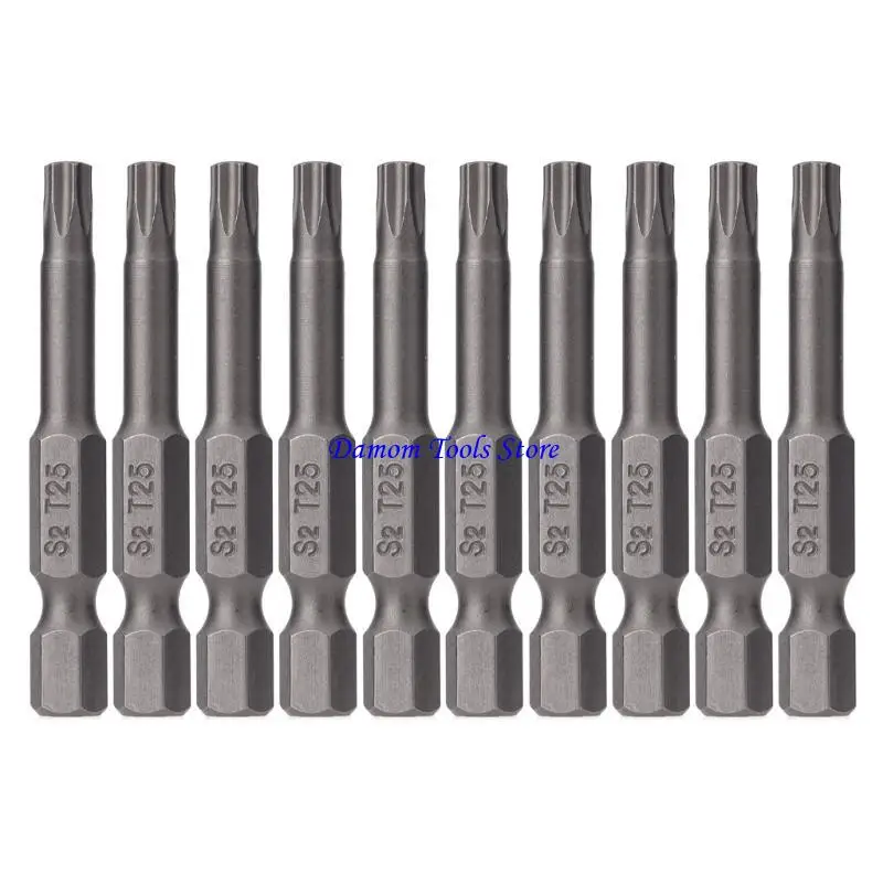 

57BE T25 BIT BIT BIT HEXAGONS SHANK ОТВЕРКА УСТАНОВКА